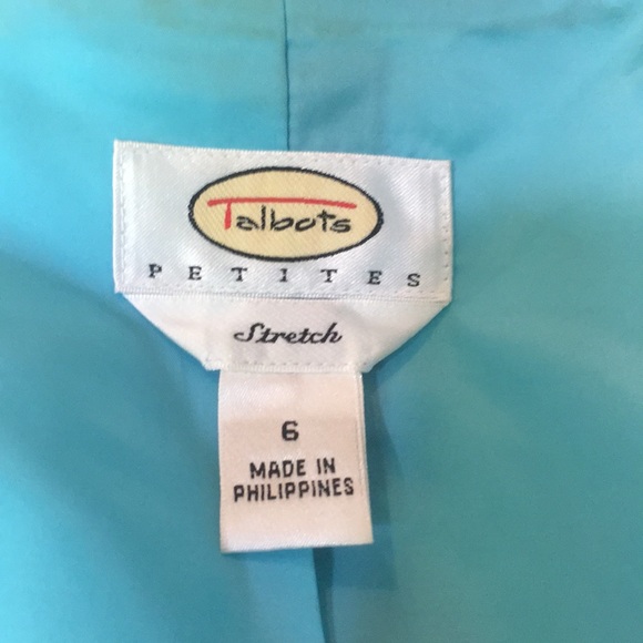 Talbots velvet paisley jacket - Picture 4 of 5